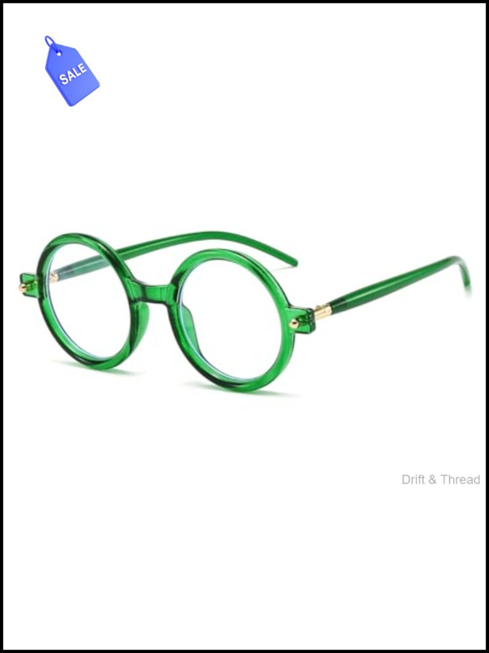 Retro Round Blue Light Glasses Full Rim Computer Eyeglasses for Men Women